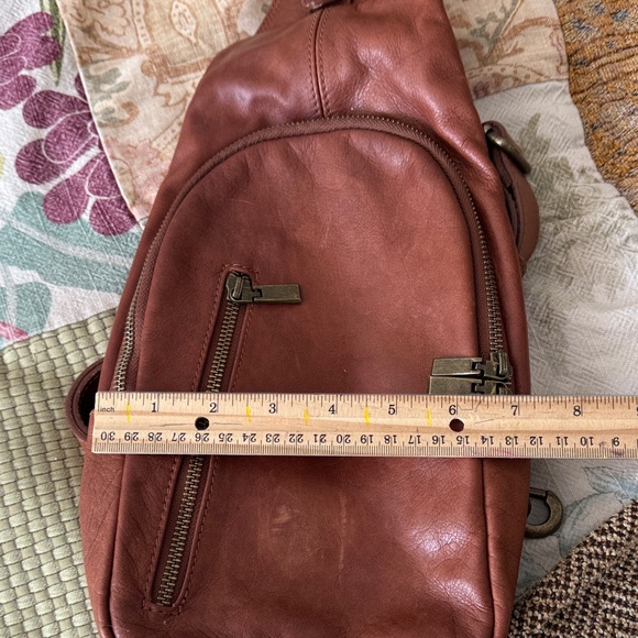 Brown Leather Sling Bag - Picture 6 of 6